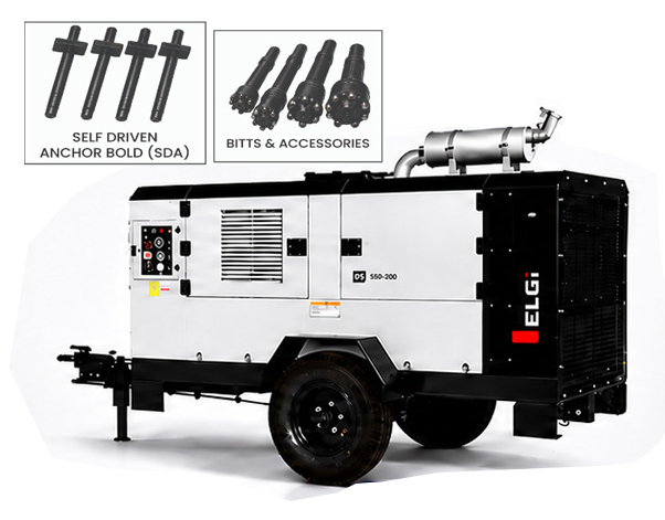Diesel Engine Screw Compressor